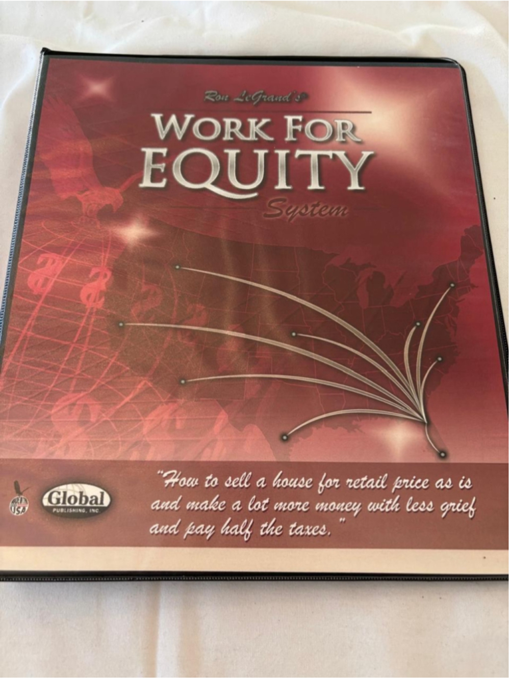 Ron LeGrand Work For Equity System Binder and 5 Discs Red White One Size #E66